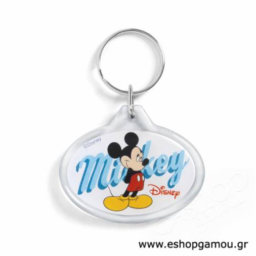 Μπρελόκ Ακρυλικό Mickey Mouse Οβάλ Disney