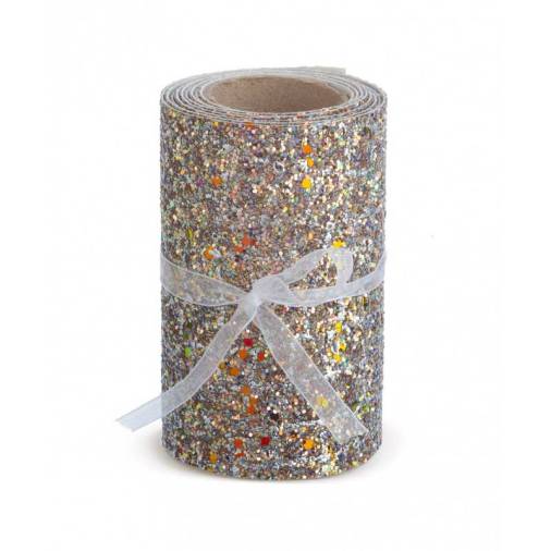 Ρολό Δερματίνης με Multi Color Glitter 10εκ.(1,4μ)